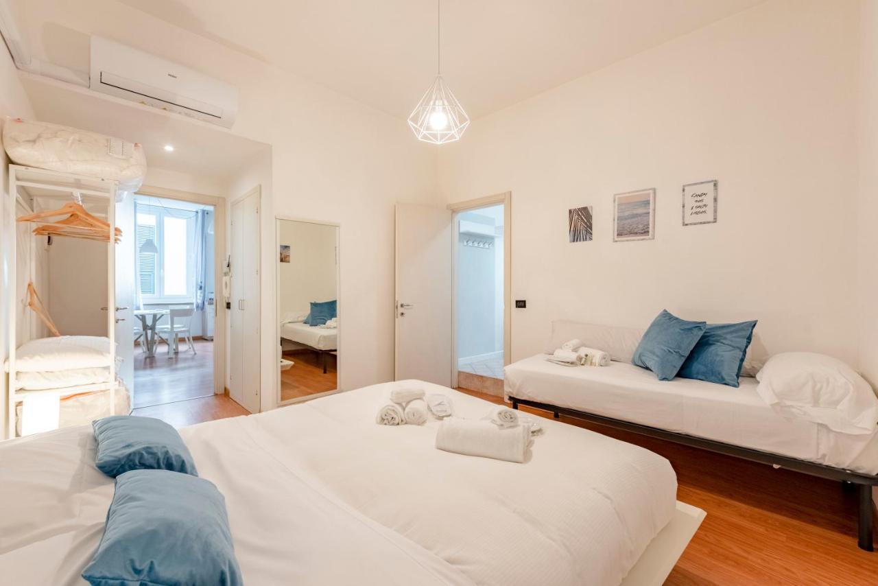 Mazzini 12, Elegant Central Apartment With Free Private Garage 800 M, Air Conditioning, Wi-Fi, Just 100 M From The Public Beach Rapallo Ngoại thất bức ảnh