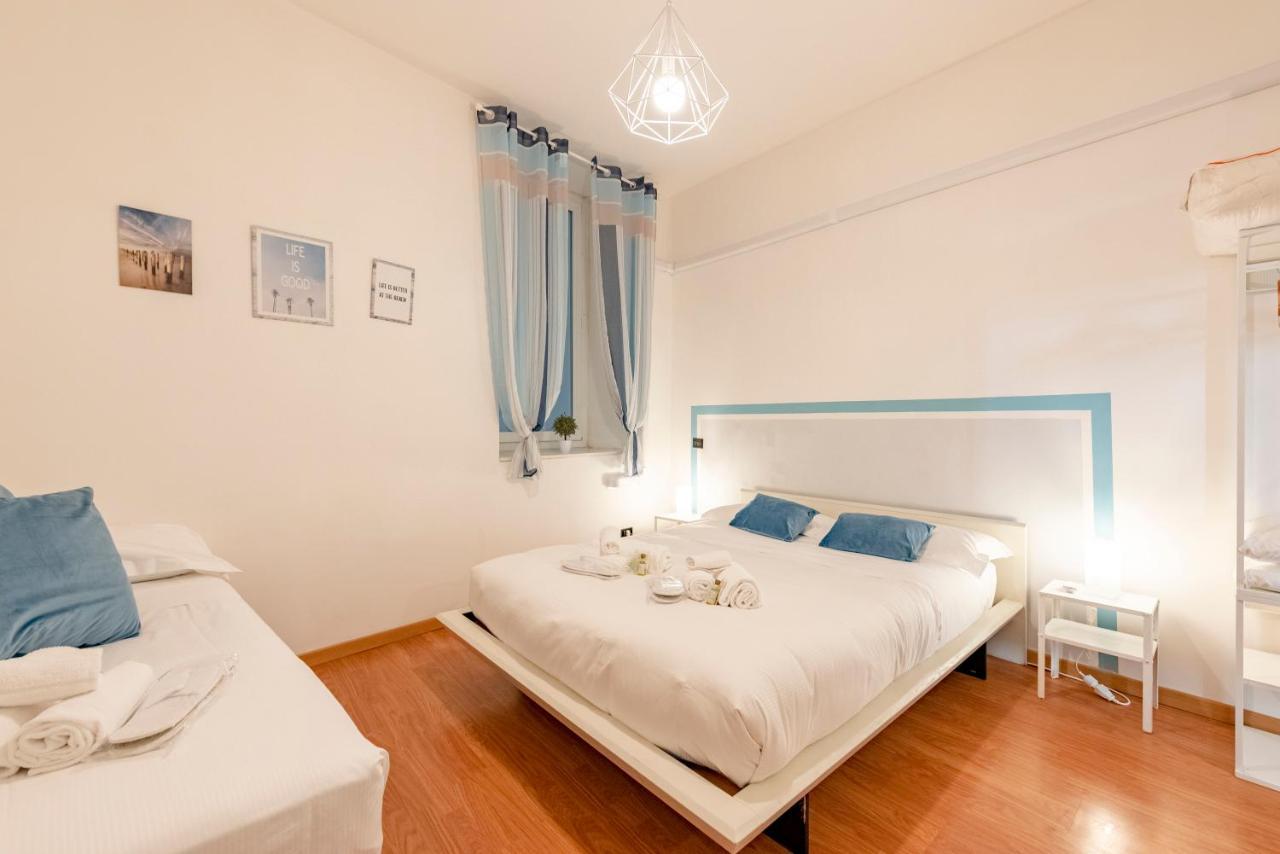 Mazzini 12, Elegant Central Apartment With Free Private Garage 800 M, Air Conditioning, Wi-Fi, Just 100 M From The Public Beach Rapallo Ngoại thất bức ảnh